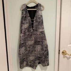 Aqua Junior's Silver Dress - Size Large